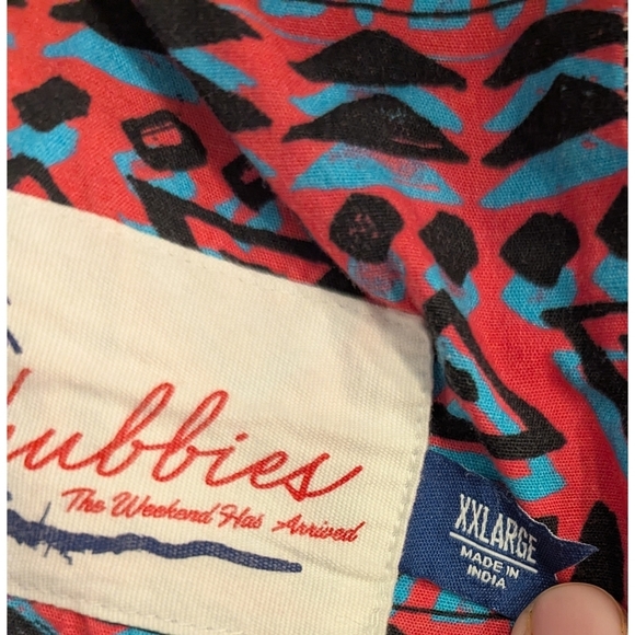 Chubbies Aztec Print Drawstring Waist Cotton Shorts Size XXL - Picture 6 of 8